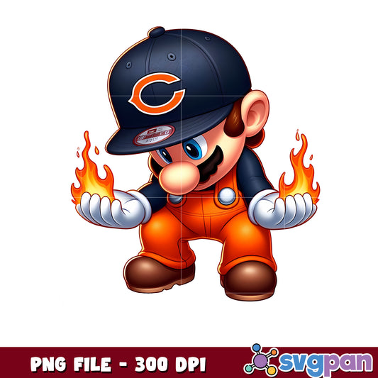 Chicago bears  design png, national league football png, nfl team png