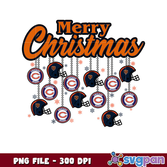 Chicago bears helmet merry christmas png, nfl games today​ png, nfl teams 2025 png