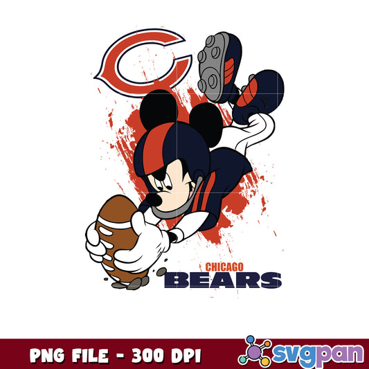 Chicago bears mickey mouse png, nfl games today, american football games png