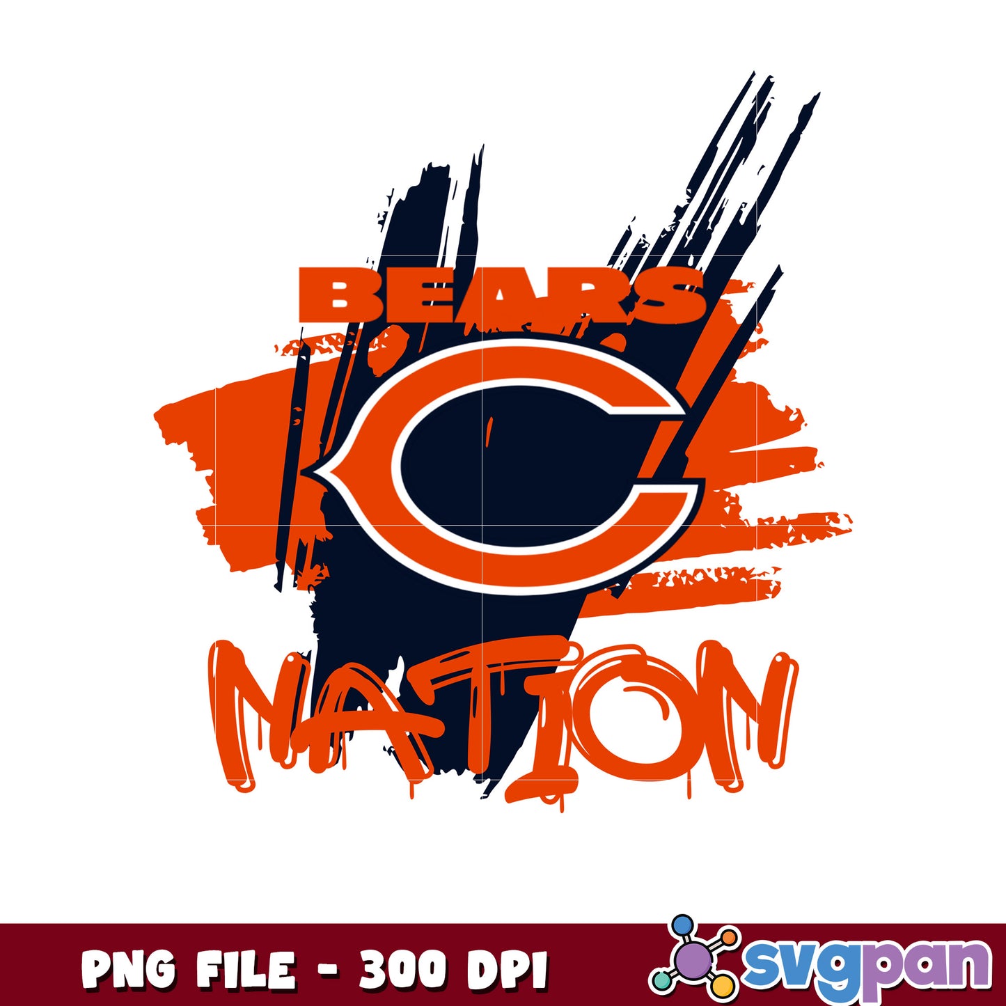 Chicago bears nfl helmet nation design png, american football png, nfl nfl super bowl​  png