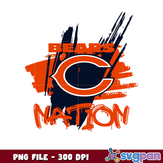Chicago bears nfl helmet nation design png, american football png, nfl nfl super bowl​  png