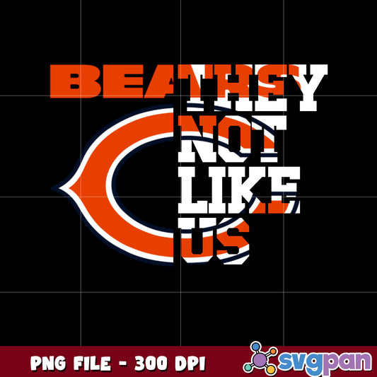 Chicago bears  they not like us logo png, super bowl 2025 png, nfl teams helmet png