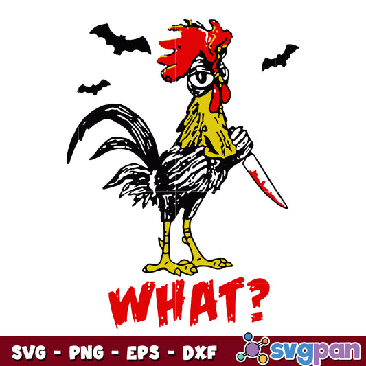 Chicken Mashup Michael Myers What Halloween svg