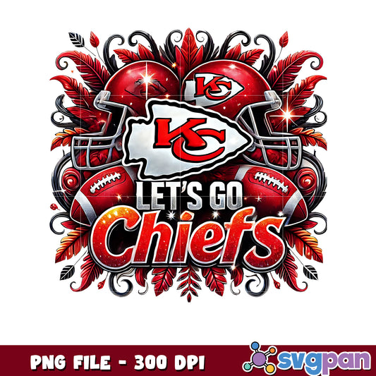Chiefs let's go png, nfl teams png, national football league png