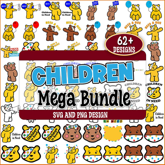Children in need svg bundle