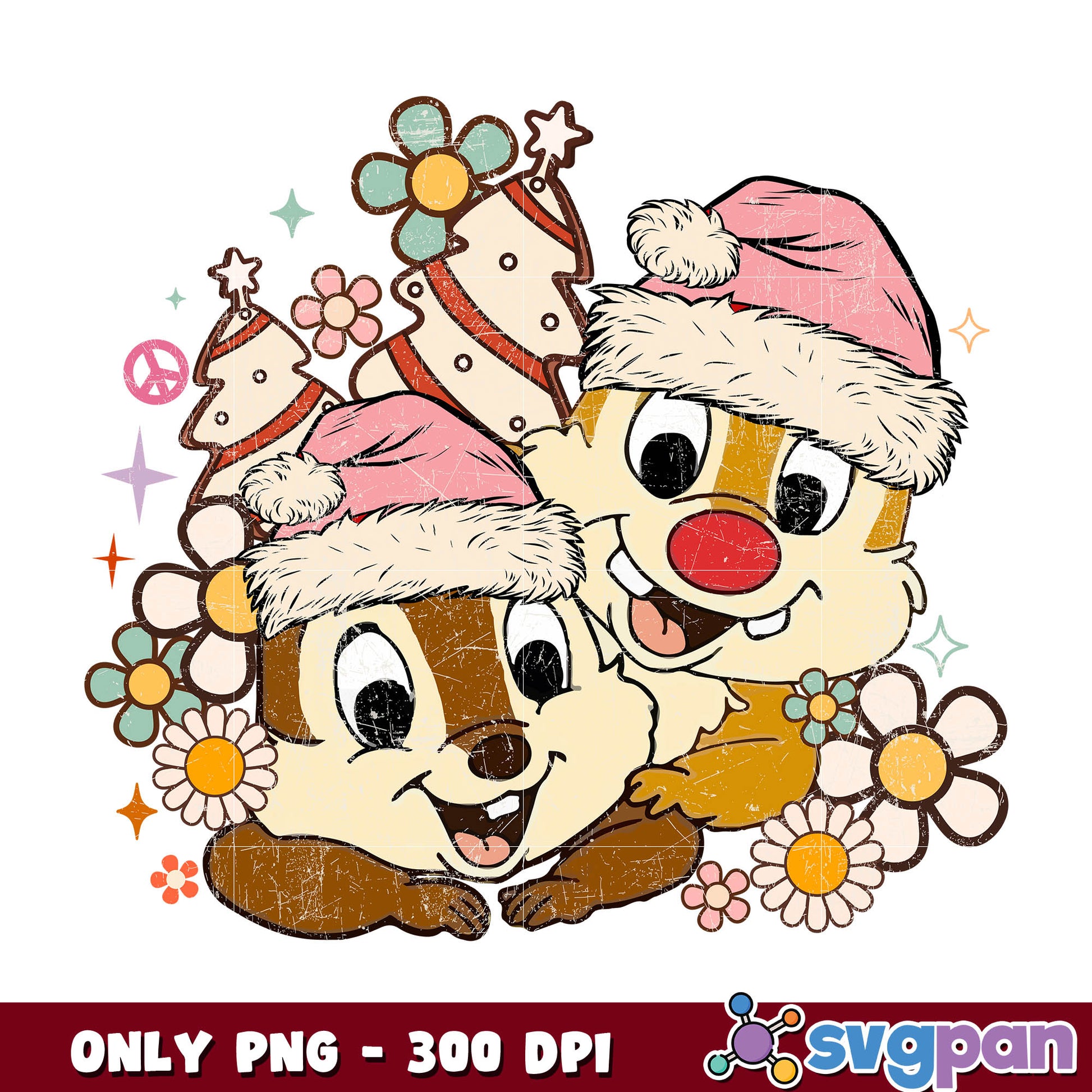 Chip dale merry christmas png