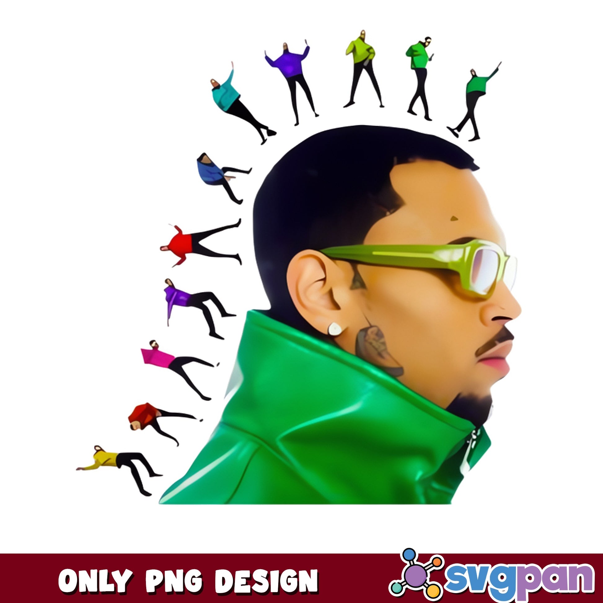 Chris Brown Breezy Dance PNG, Rapper Music Fan PNG, Hip Hop PNG