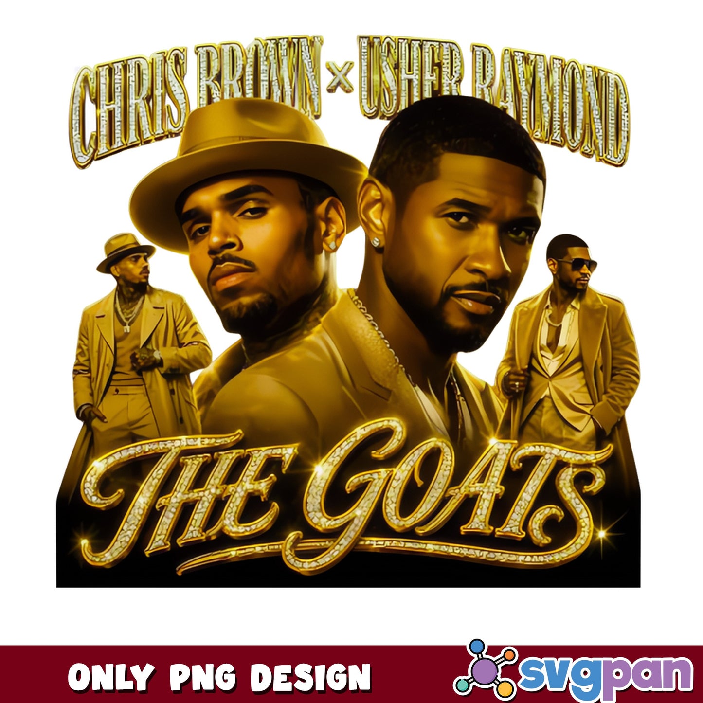Chris Brown Usher Raymond The Goats PNG, Rap PNG, Music PNG