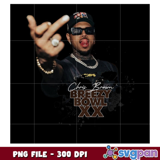 Chris breezy bowl png, rnb music png, hip hop artist png