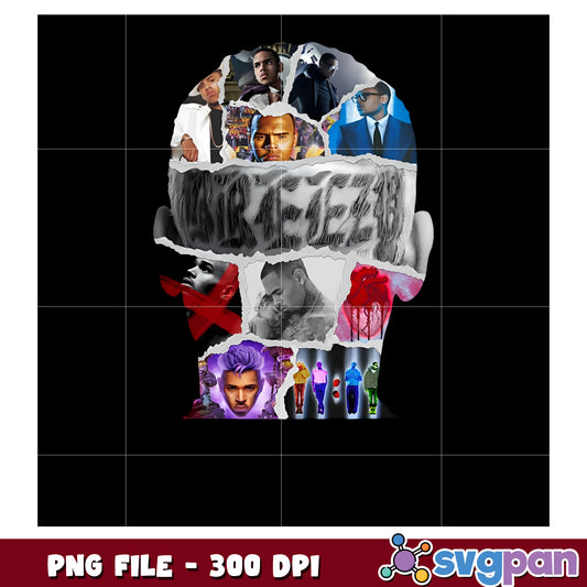 Chris brown best album png, rnb music png, hip hop artist png