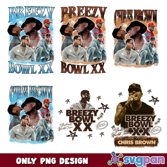 Chris brown x breezy bowl xx png bundle