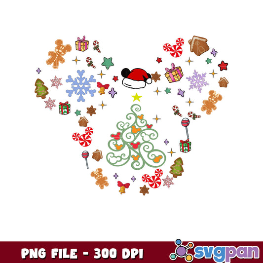 Chrismas mickey png, last christmas​​ png, christmas cookies​ png