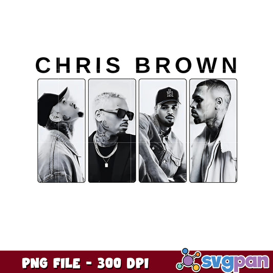 Christ brown artist design png, christ brown tour png, pop music png