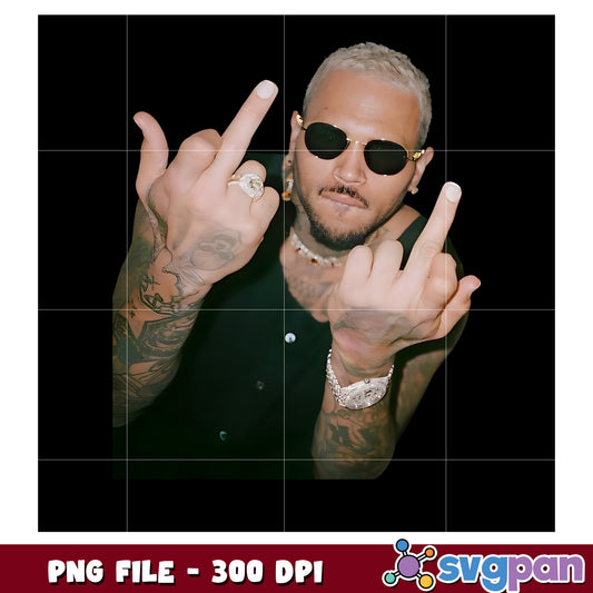 Christ brown rapper png, christ brown tour png, pop music png