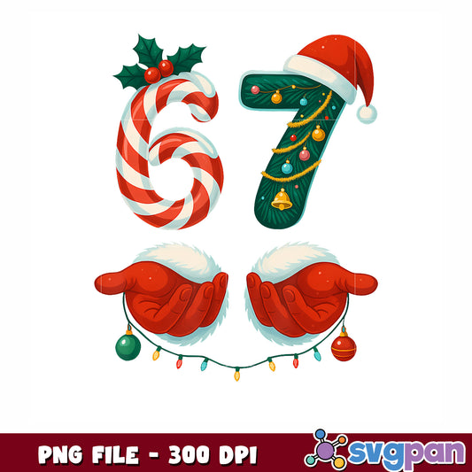 Christmas 6 7 Meme Pajamas Holiday png, christmas quotes png, christmas lights png