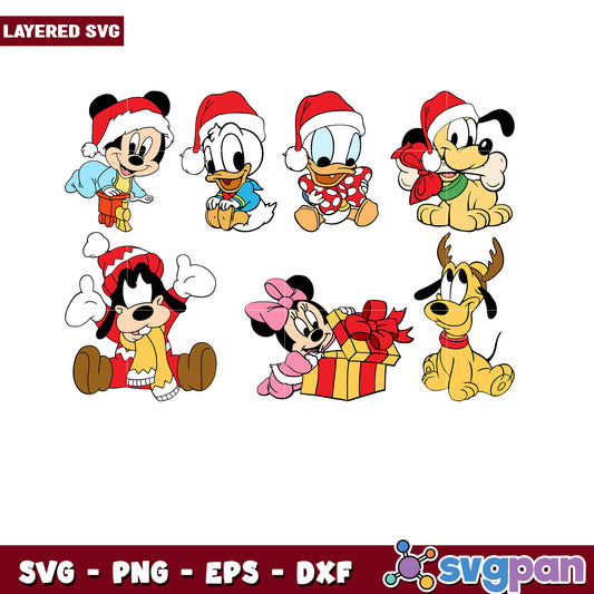 Christmas Disney Baby SVG Bundle