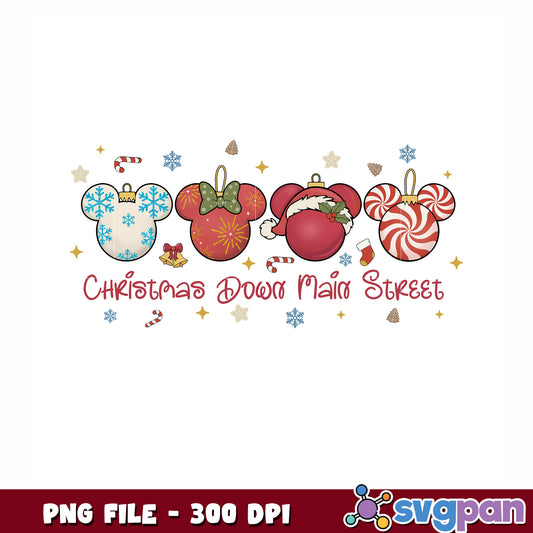Christmas Down Main Street png, christmnas grinch png, disney christmas png