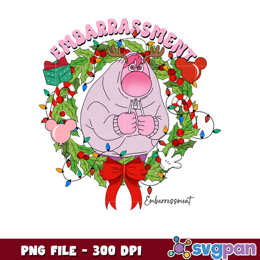 Christmas Embarrassment  Inside Out png, christmas​ songs png, disney christmas png