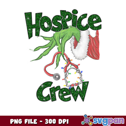 Christmas Hospice Crew Grinch Hand png, grinch memes png, grinchmas png