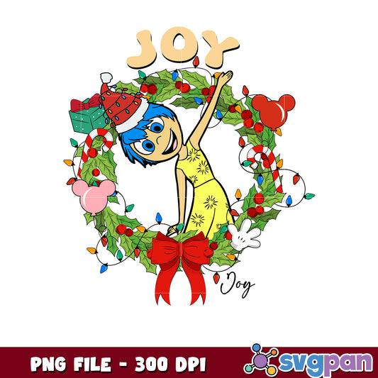 Christmas Joy Inside Out png, christmas​ songs png, disney christmas png