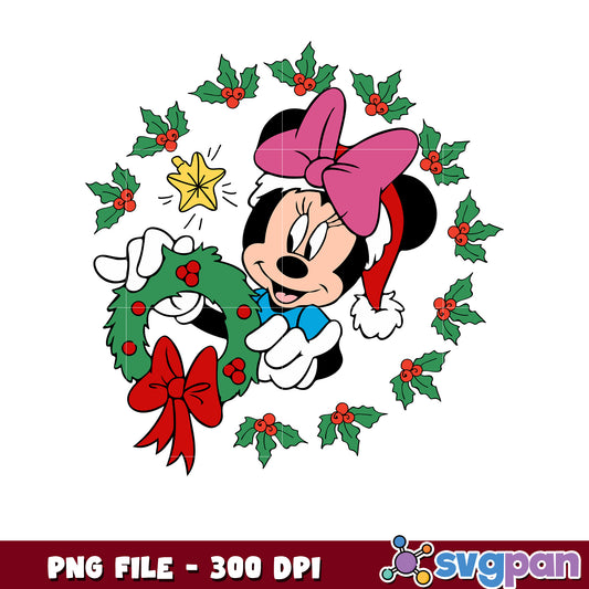 Christmas  Minnie png, christmas decor​​ png, christmas 2025​ png