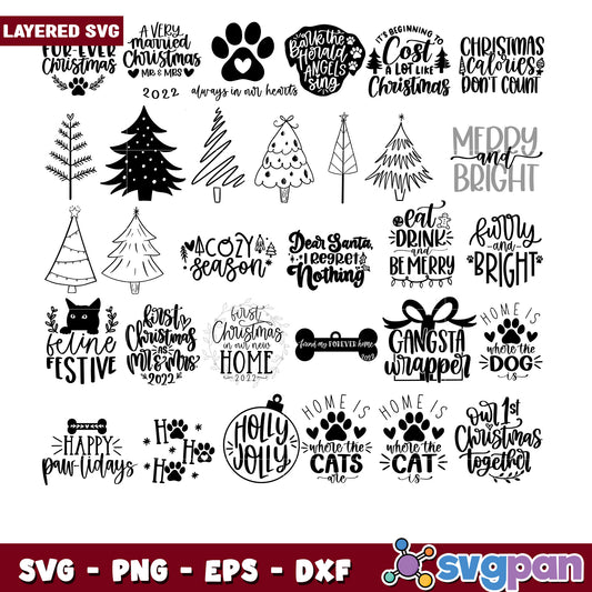 Christmas SVG Bundle Pet Designs