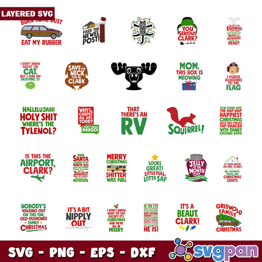 Christmas Vacation SVG Bundle
