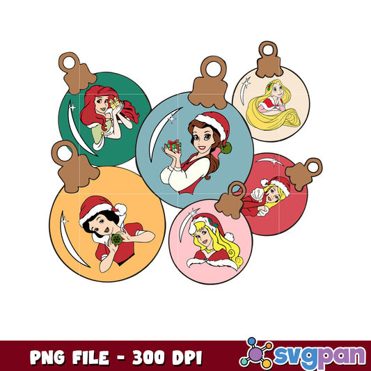 Christmas ball princess png, christmas decor​​ png, christmas 2025​ png