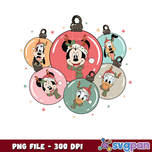 Christmas ball retro png, christmas decor​​ png, christmas 2025​ png