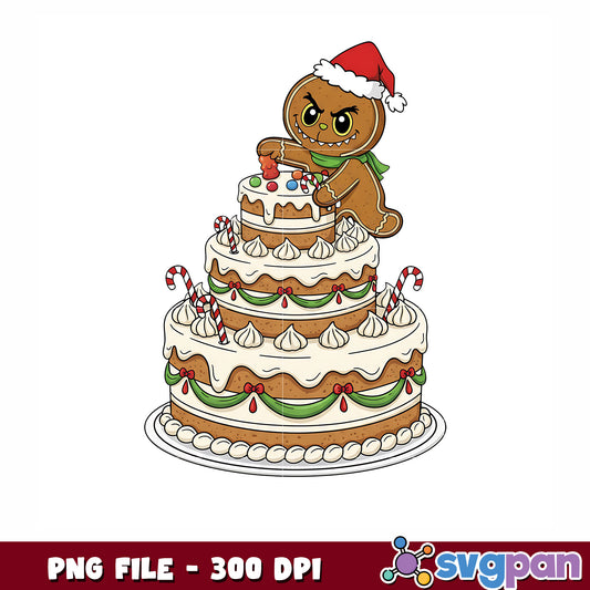 Christmas cake png, merry christmnas png, christmas characters png