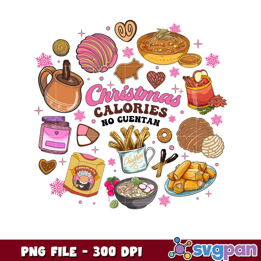 Christmas calories png, christmas​ png, christmas stories​ png