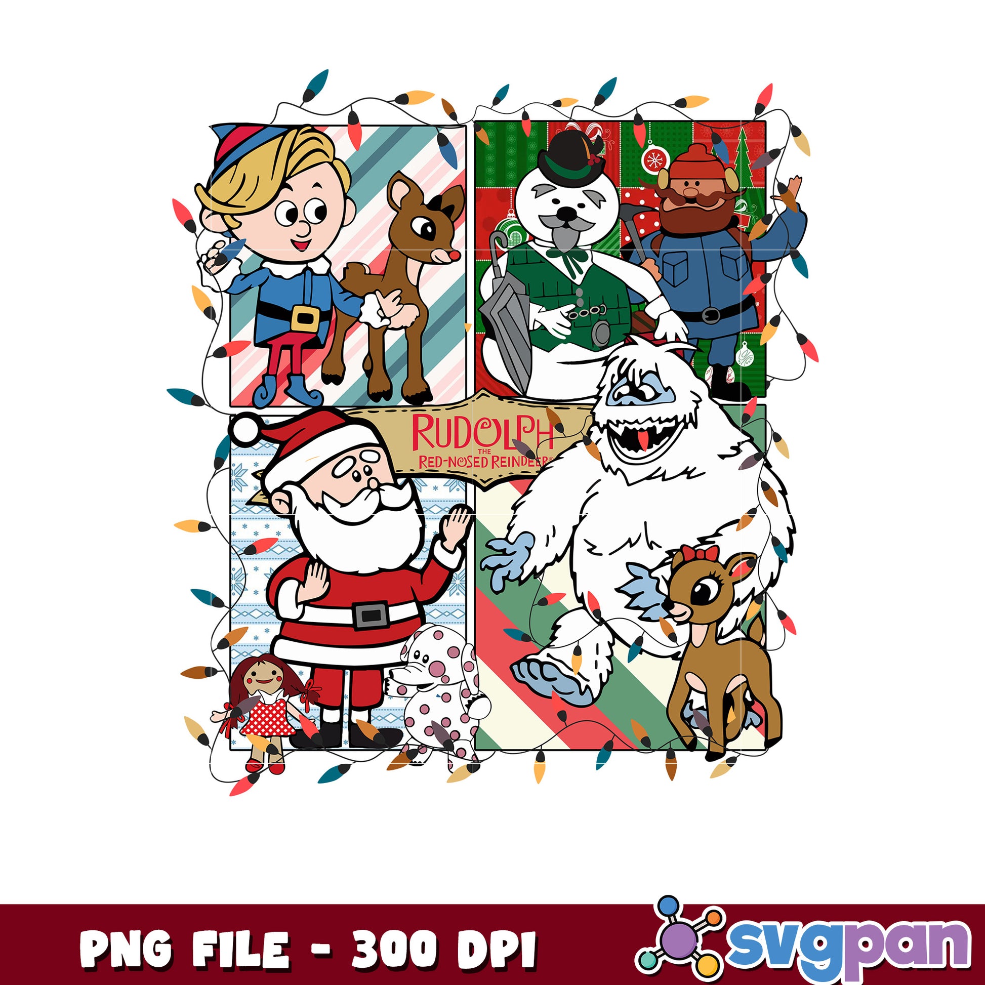 Christmas cartoon png, spirit christmas​ png, christmas cards​ png