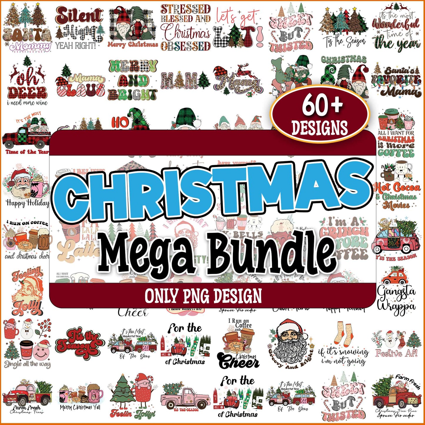 Christmas cool image png bundle