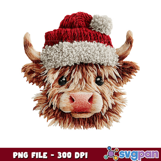 Christmas cow png, spirit christmas​ png, christmas cards​ png