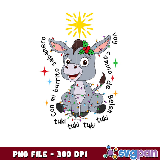 Christmas donkey png, christmas movies​ png, christmas vacation​ png