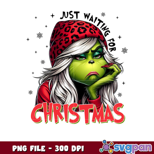 Christmas female grinch png, baby grinch​ png, grinch face​ png