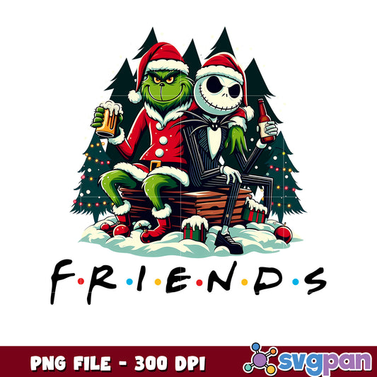 Christmas friends png, grinch 2025​ png, winter season png