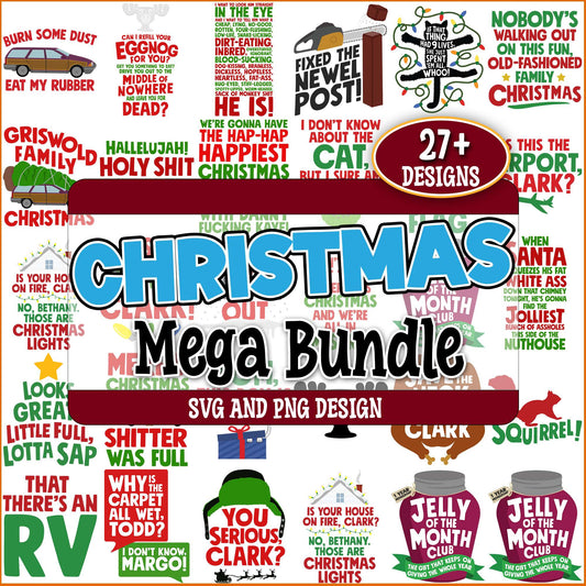Christmas funny quotes svg bundle