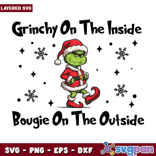 Christmas grinch time svg, funny svg, grinch image svg