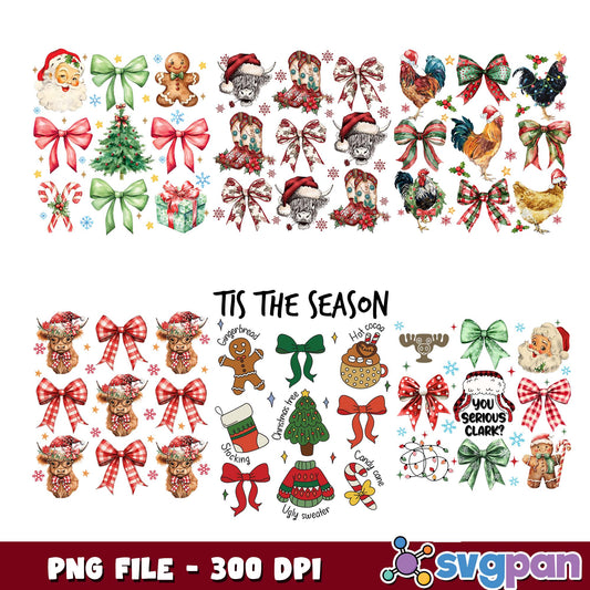 Christmas lovely stuff png bundle