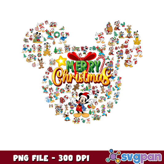 Christmas mickey design png, chistmas stories png, christmas movies png