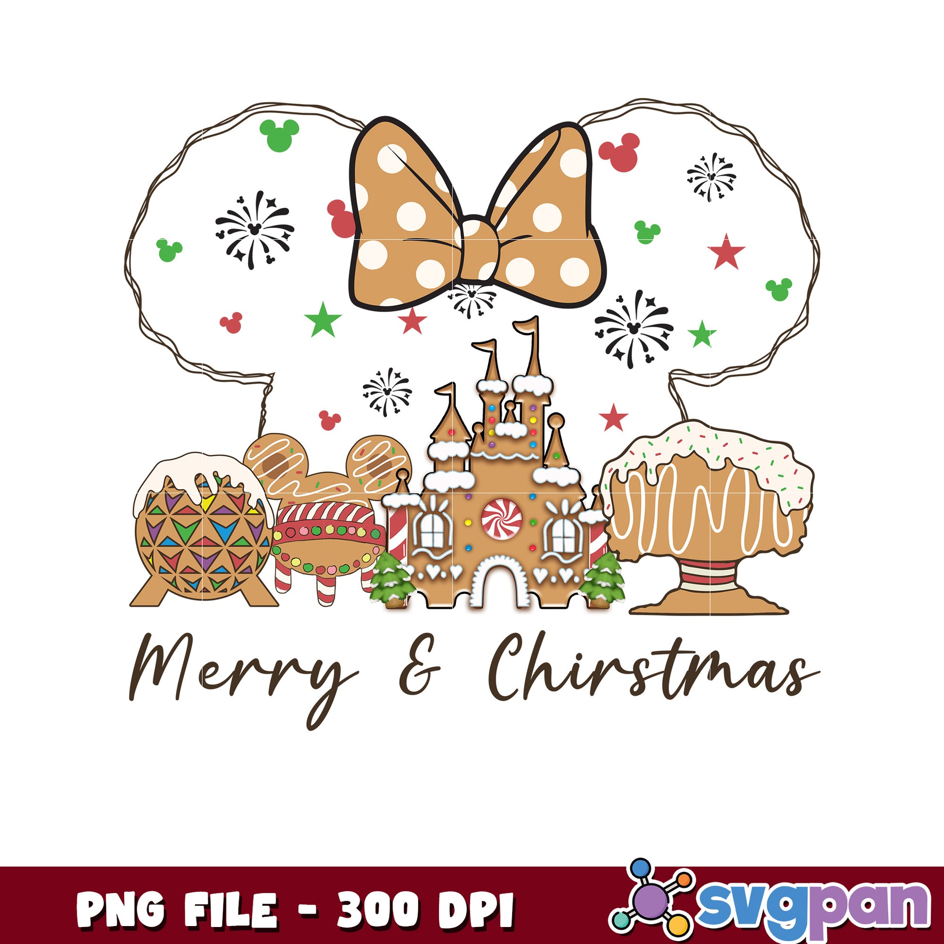 Christmas minnie png, merry christmas​ png, holiday png