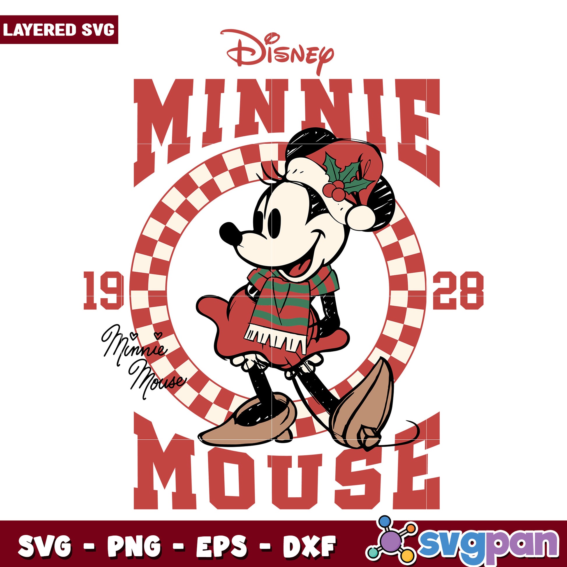 Christmas minnie svg, christmas vacation svg, christmas grinch svg