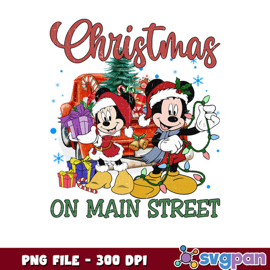 Christmas on main street png, christmas decor​​ png, christmas 2025​ png