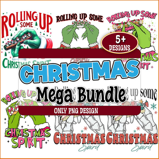 Christmas spirit png bundle