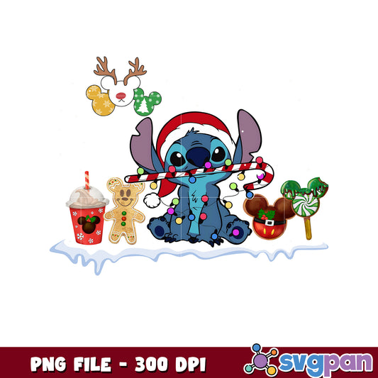 Christmas stitch png, christmas​ png, christmas stories​ png