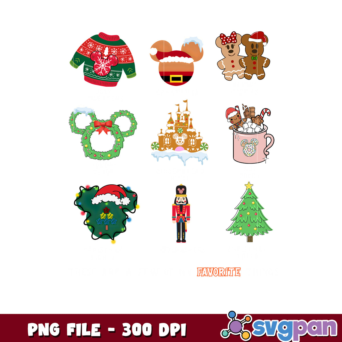Christmas things png, chistmas png, christmas cards​ png