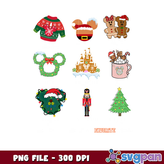 Christmas things png, chistmas png, christmas cards​ png