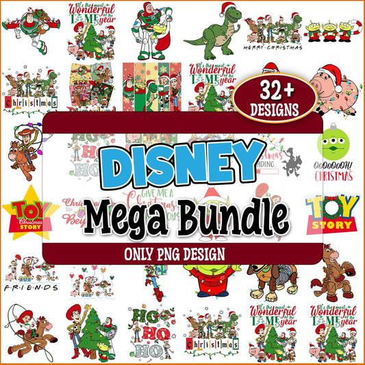 Christmas wonderful time png bundle