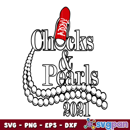 Chucks And Pearl 2021 svg